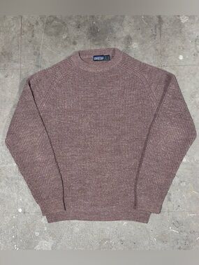 Vintage 80s Patagonia Guide Sweater Sz Large Wool Knit Blend Pullover Fisherman